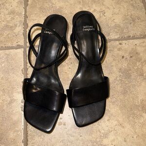 Jeffrey Campbell Elegant Black Sandals